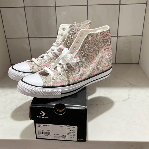 Converse Shoes - {Converse}Woman’s Sz 10 Chuck Taylor All Star Archive Snake Hi Tops